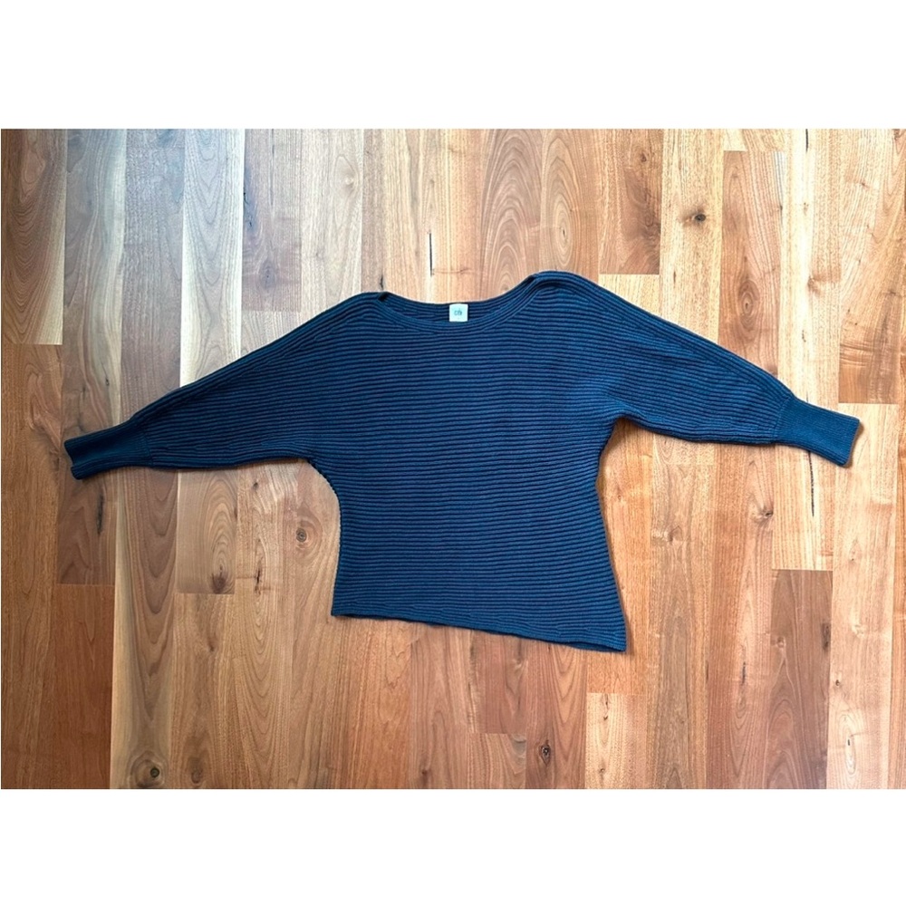 CAbi Sweater with Textured Knit and Loose Fit